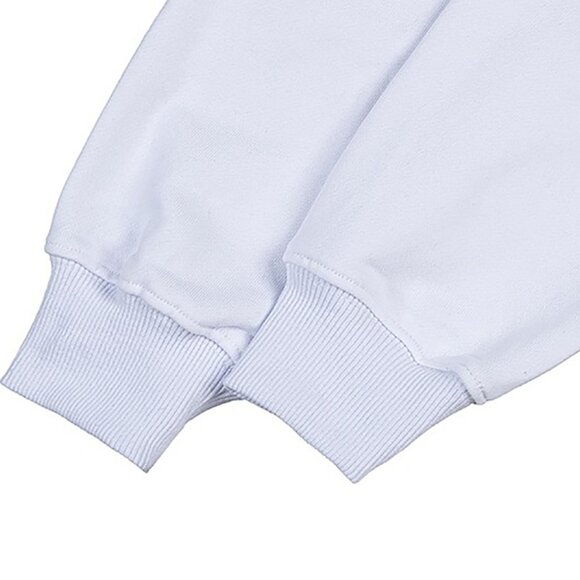 White Embroidered Long-Sleeved Hooded Sweatshirt Vetements - Picture 6 of 9